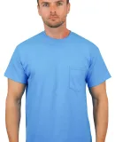 Gildan 5300 Heavy Cotton T-Shirt with a Pocket in Sapphire