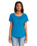 Next Level 1560 Women's Ideal Scoop Neck Dolman in Turquoise