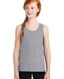 District DT5301YG    Girls The Concert Tank in Heather grey