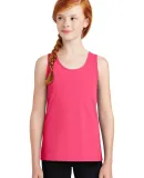 District DT5301YG    Girls The Concert Tank in Neon pink