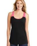 District DT265    Juniors Varsity Tank Black/Watermln