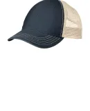 District DT630    Super Soft Mesh Back Cap New Navy/Stone