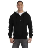 Champion S185 Logo Cotton Max Quarter-Zip Hoodie in Black