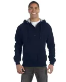 Champion S185 Logo Cotton Max Quarter-Zip Hoodie in Navy