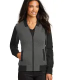 Ogio Apparel LOG506 OGIO   Ladies Crossbar Jacket Blacktop Hthr