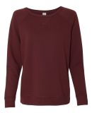 Alternative 5068 Women's Vintage French Terry Scri MAROON