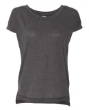 Alternative 6027 Women's Gauze Short Sleeve Dolman Caviar