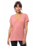 Alternative 2894 Womens Slinky Melange Burnout Jer in Rose bloom