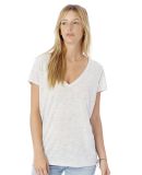 Alternative 2894 Womens Slinky Melange Burnout Jer in Oatmeal heather