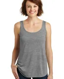 District Made DM414    Ladies Drapey Tank Heathered Nick