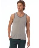 Alternative 05053BP Keeper Vintage Ringer Tank in Smk gry/ vt coal