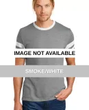 Alternative 05055BP Sideline Vintage Football Tee Smoke/White