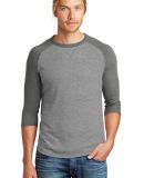 Alternative 05057BP Dugout Vintage Baseball Tee in Smoke/vnt coal