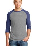 Alternative 05057BP Dugout Vintage Baseball Tee in Smoke/vnt royl