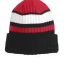 New Era NE903    Ribbed Tailgate Beanie Red/Black