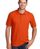 Port & Company KP155 Core Blend Pique Polo Orange