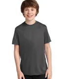 Port & Co PC380Y mpany   Youth Performance Tee Charcoal