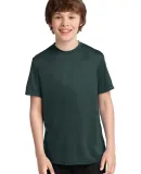 Port & Co PC380Y mpany   Youth Performance Tee Dark Green