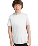 Port & Co PC380Y mpany   Youth Performance Tee White