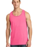 Port & Company PC54TT Core Cotton Tank Top Neon Pink