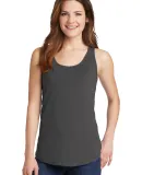 Port & Co LPC54TT mpany   Ladies Core Cotton Tank  Charcoal