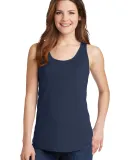 Port & Co LPC54TT mpany   Ladies Core Cotton Tank  Navy