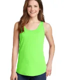 Port & Co LPC54TT mpany   Ladies Core Cotton Tank  Neon Green