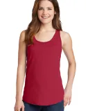 Port & Co LPC54TT mpany   Ladies Core Cotton Tank  Red
