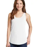 Port & Co LPC54TT mpany   Ladies Core Cotton Tank  White