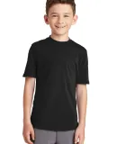 Port & Company PC381Y Youth Performance Blend Tee Jet Black