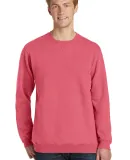 Port & Company PC098 Pigment-Dyed Crewneck Sweatsh Fruit Punch