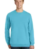 Port & Company PC098 Pigment-Dyed Crewneck Sweatsh Tidal Wave