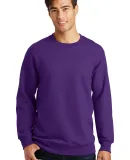 Port & Co PC850 mpany   Fan Favorite Fleece Crewne Team Purple