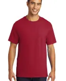 Port & Company PC61PT Tall Essential Pocket Tee in Red