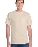 Port & Company PC61PT Tall Essential Pocket Tee in Natural