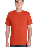 Port & Company PC61PT Tall Essential Pocket Tee in Orange