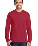 Port & Co PC61LSPT mpany   Tall Long Sleeve Essent Red