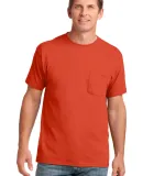 Port & Co PC54P mpany   Core Cotton Pocket Tee Orange