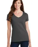 Port & Company LPC450V Ladies Fan Favorite V-Neck  Charcoal