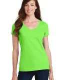 Port & Company LPC450V Ladies Fan Favorite V-Neck  Flash Green