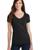 Port & Company LPC450V Ladies Fan Favorite V-Neck  Jet Black