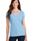 Port & Company LPC450V Ladies Fan Favorite V-Neck  Light Blue