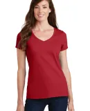 Port & Company LPC450V Ladies Fan Favorite V-Neck  Team Cardinal