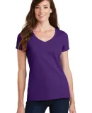 Port & Company LPC450V Ladies Fan Favorite V-Neck  Team Purple