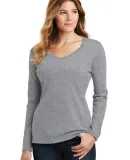 Port & Co LPC450VLS mpany   Ladies Long Sleeve Fan Athletic Hthr