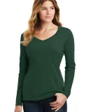 Port & Co LPC450VLS mpany   Ladies Long Sleeve Fan Forest Green