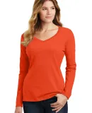 Port & Co LPC450VLS mpany   Ladies Long Sleeve Fan Orange