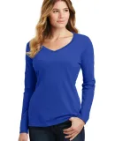 Port & Co LPC450VLS mpany   Ladies Long Sleeve Fan True Royal