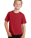 Port & Company PC450Y Youth Fan Favorite Tee Team Cardinal