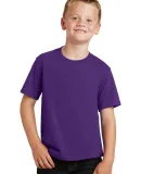 Port & Company PC450Y Youth Fan Favorite Tee Team Purple